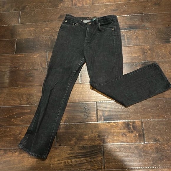 Lauren Ralph Lauren Classic Straight black straight leg jeans size 8 - Picture 1 of 4